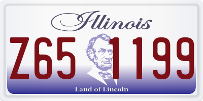 IL license plate Z651199