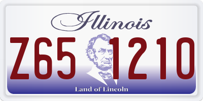 IL license plate Z651210