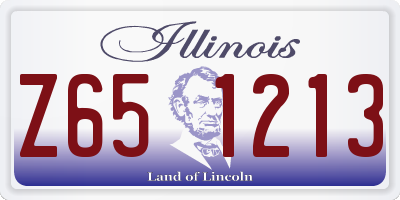 IL license plate Z651213
