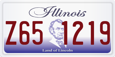 IL license plate Z651219