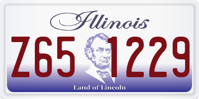 IL license plate Z651229