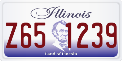 IL license plate Z651239