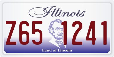 IL license plate Z651241
