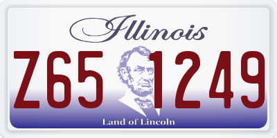 IL license plate Z651249