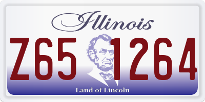 IL license plate Z651264