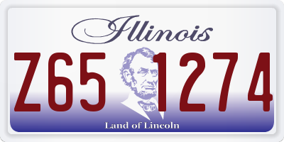 IL license plate Z651274