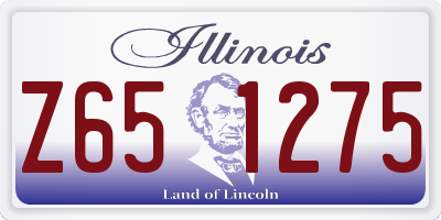 IL license plate Z651275
