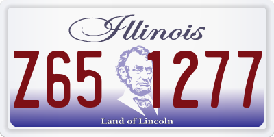 IL license plate Z651277