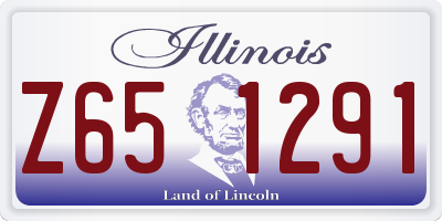 IL license plate Z651291