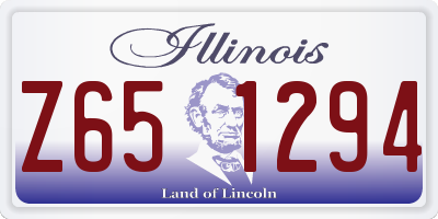 IL license plate Z651294