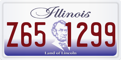 IL license plate Z651299