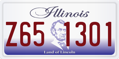IL license plate Z651301
