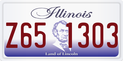 IL license plate Z651303