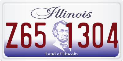 IL license plate Z651304