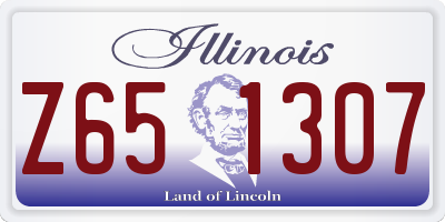 IL license plate Z651307