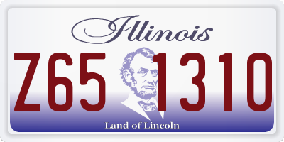 IL license plate Z651310