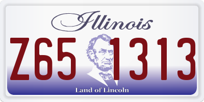 IL license plate Z651313