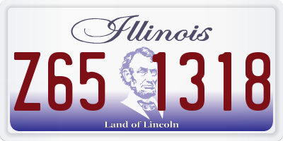 IL license plate Z651318