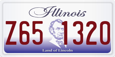 IL license plate Z651320
