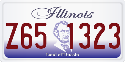 IL license plate Z651323