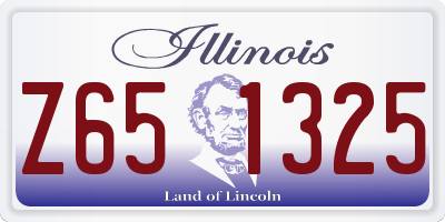 IL license plate Z651325