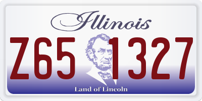 IL license plate Z651327