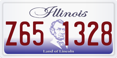 IL license plate Z651328