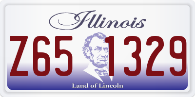 IL license plate Z651329