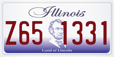 IL license plate Z651331