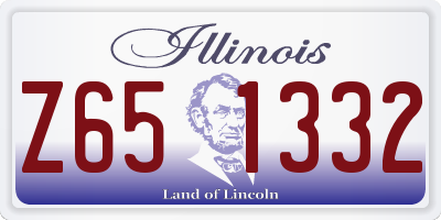IL license plate Z651332