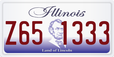 IL license plate Z651333