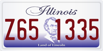 IL license plate Z651335