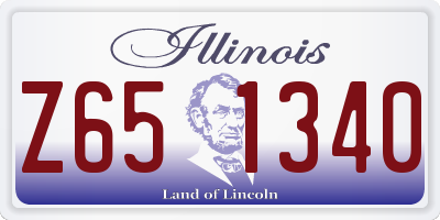 IL license plate Z651340