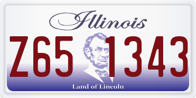 IL license plate Z651343