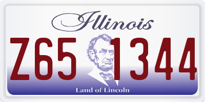 IL license plate Z651344