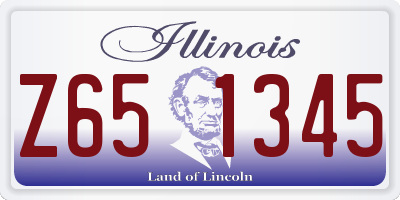 IL license plate Z651345