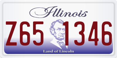 IL license plate Z651346