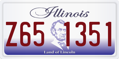 IL license plate Z651351