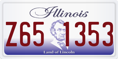 IL license plate Z651353