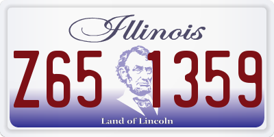 IL license plate Z651359