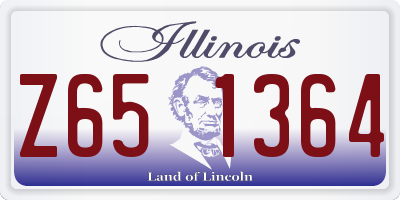 IL license plate Z651364