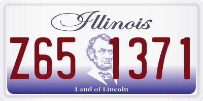 IL license plate Z651371