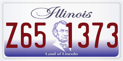 IL license plate Z651373