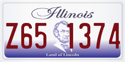 IL license plate Z651374