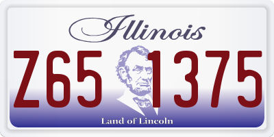 IL license plate Z651375