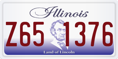 IL license plate Z651376