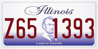IL license plate Z651393