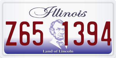 IL license plate Z651394