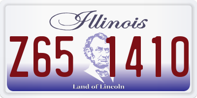 IL license plate Z651410