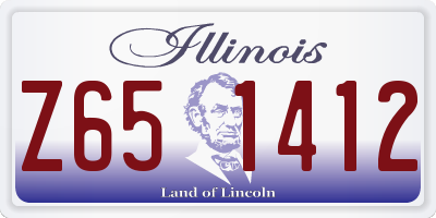 IL license plate Z651412